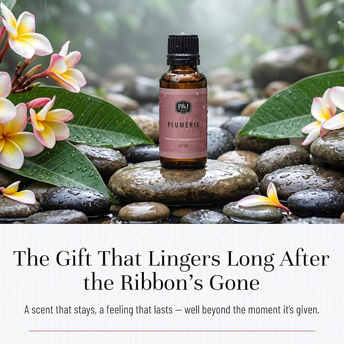 P&J Trading Fragrance Oil | Plumeria Oil 30ml - Candle Scents for Candle Making, Freshie Scents, Soap Making Supplies, Diffuser Oil Scents