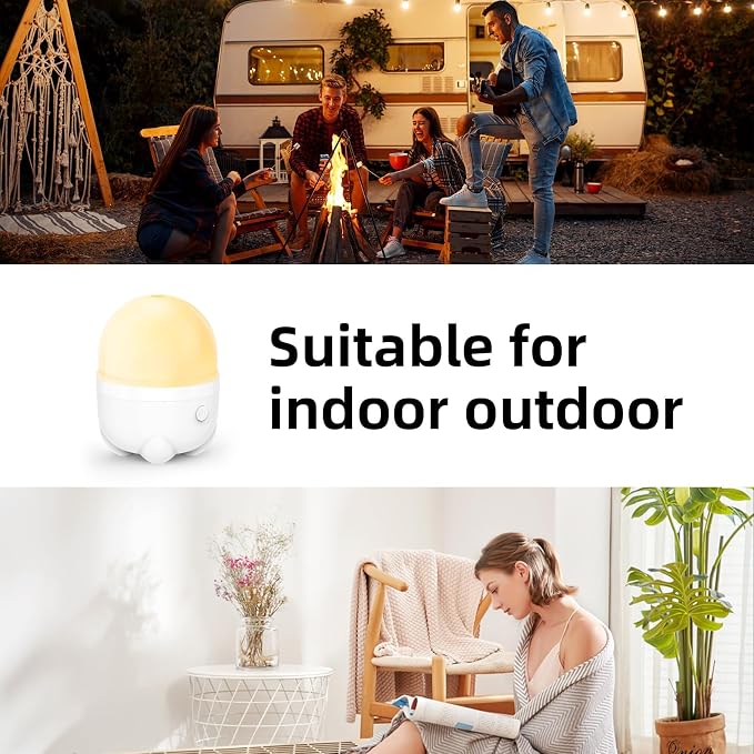 SEEDSEEL 150ML Battery Powered Essential Oil Diffuser, Built-in Rechargeable Battery, 7 Hours Run Time,Portable Cordless Aromatherapy Air Diffuser with 7 LED Color Changing Lights (White)