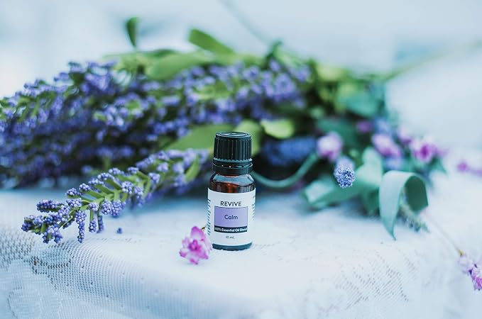 Calm Essential Oil Blend by REVIVEEO - 100% Pure Therapeutic Grade, for Diffuser, Humidifier, Massage, Aromatherapy, Skin & Hair Care
