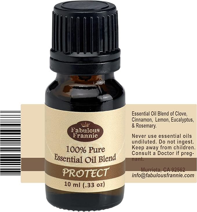 Fabulous Frannie Protect Essential Oil Blend 10ml Made with 100% All Natural Pure Essential Oils