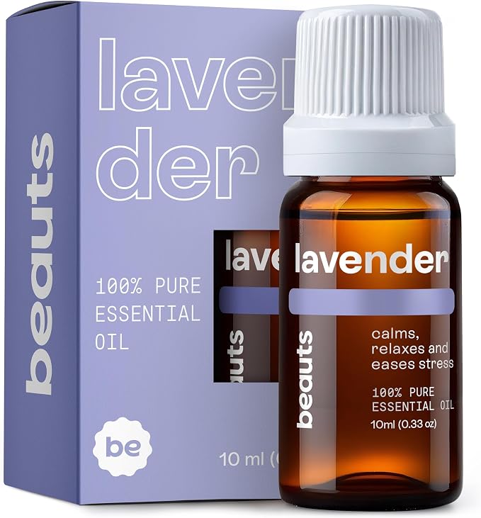 Beauts Lavender Essential Oil, Lavandula angustifolia, 100% Pure and Undiluted, Steam-Distilled, Aromatherapy Oil for Diffuser, Classic Soothing Floral Aroma, No Added Fragrance, 10 mL
