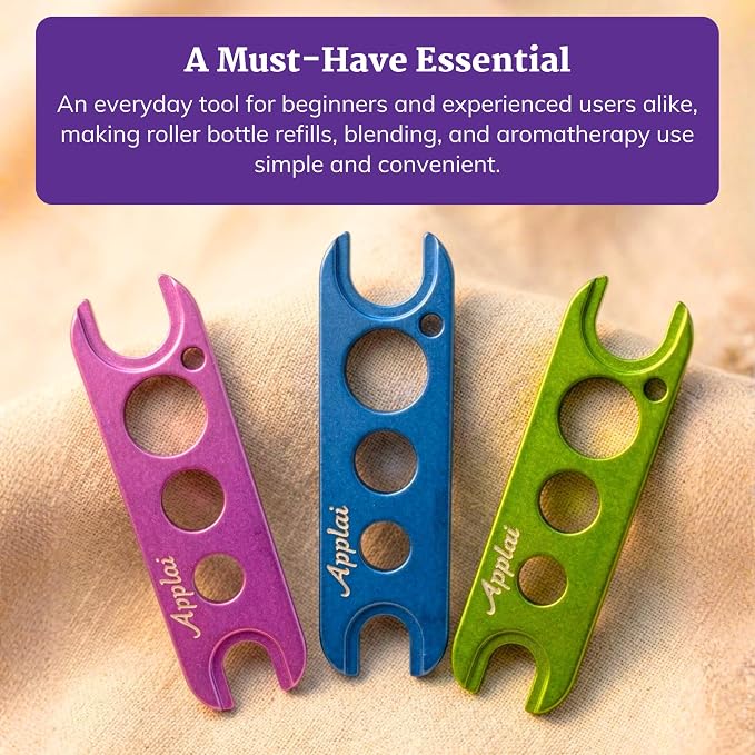 Essential Oil Keys (3 keys) - Blue, Lavendar & Green
