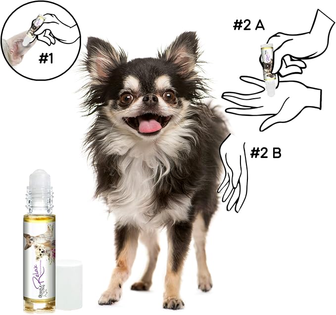 The Blissful Dog Chihuahua Relax Roll-ON Aromatherapy for Dogs - Anxiety Relief for Dogs