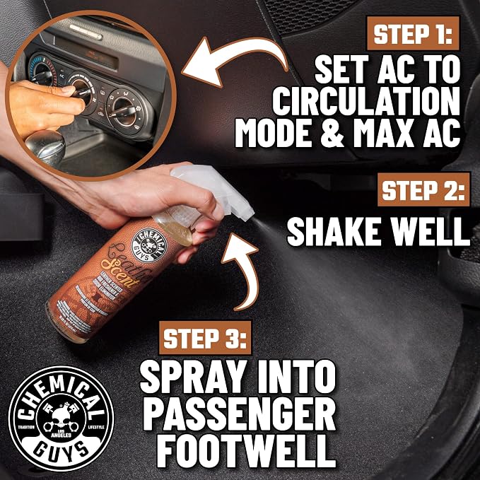 Chemical Guys AIR_301 Best Air Freshener Kit - New Car Scent, Leather Scent & Signature Stripper Scent, (Great for Cars, Trucks, SUVs, RVs & More) (3) 16 fl oz Bottles