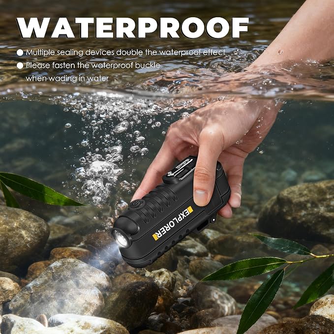 Lafagiet Electric Lighter USB C, Powerful Dual Arc Plasma Flame, with Flashlight, Wind & Waterproof Lighters for Candle, Camping, Grill, Emergency