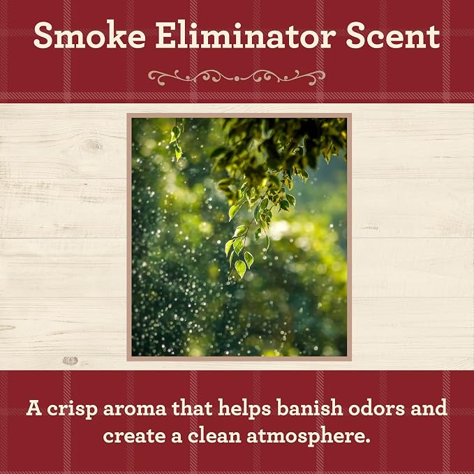 Our Own Candle Company, Smoke Eliminator Scented Mason Jar Candle, 100 Hour Burn Time - 13 Ounces