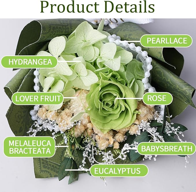 Small Bouquet Car Air Freshener Vent Clips Mini Fresh Flower Bouquet Air Conditioning Outlet Perfume Clip Decoration Essential Oil Diffuser Vent Clip Auto Interior Accessories for Car Decor