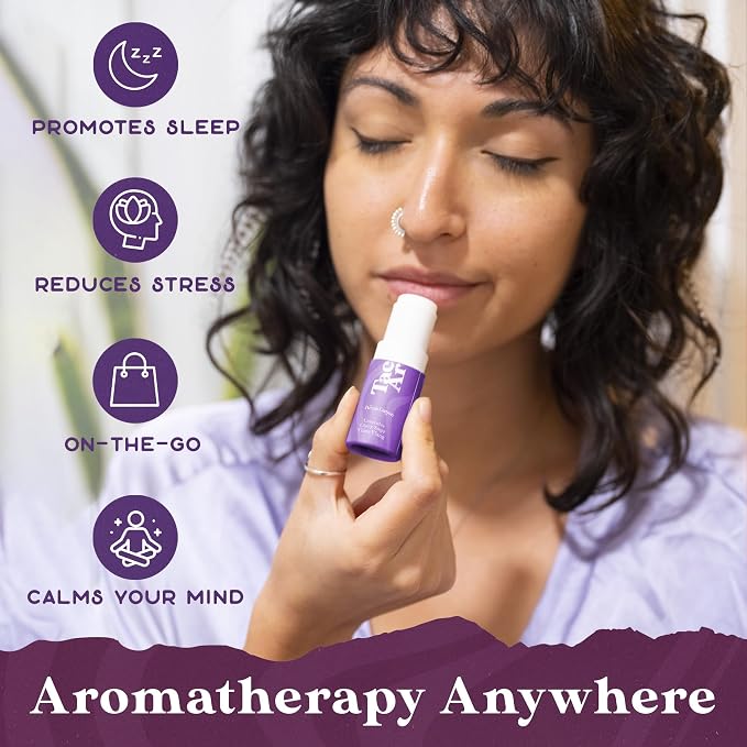 PURPLE CANYON Essential Oils Balm Stick | Lavender Zen Aromatherapy Balm | Scented Body Balm for Relaxation and Sleep | Lavender, Clary Sage, Ylang Ylang Essential Oils Blend | 6.5 grams