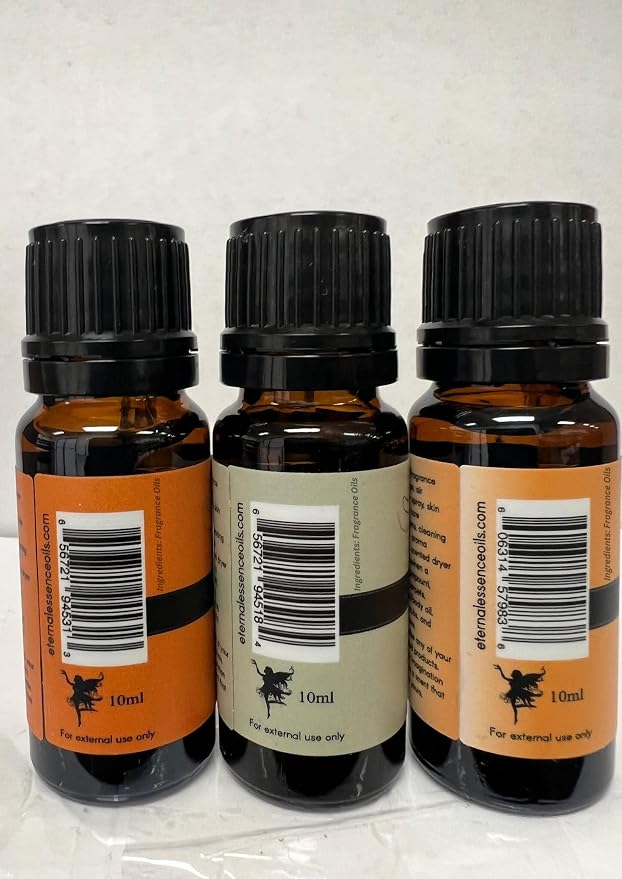 Trio (3) - Spiced Cider, Almond Coconut Milk & Spiced Coconut Milk - Premium Fragrance Oil Trio - 10ML