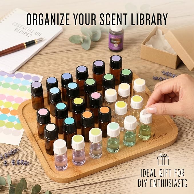 56 Pcs Perfume Making Kit - Includes 100 Fragrance Test Strips, 20 Sample Vials, Roller & Spray Bottles, Glass Beakers, Stirring Rods & Pipettes - DIY Essential Oil Blending Tools, No Oils
