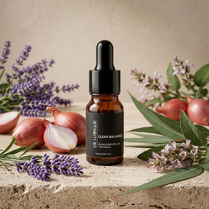 Calming Essential Oil Blend, 100% Natural Aromatherapy Grade, 10ml / 0.34 Fl Oz (Clear Balance)