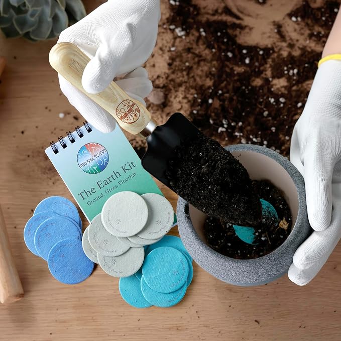 The Earth Kit - Bury Negative Thoughts for Relaxation - Give The Gift of Peace of Mind - Self Care Kit by Two Sage Sisters