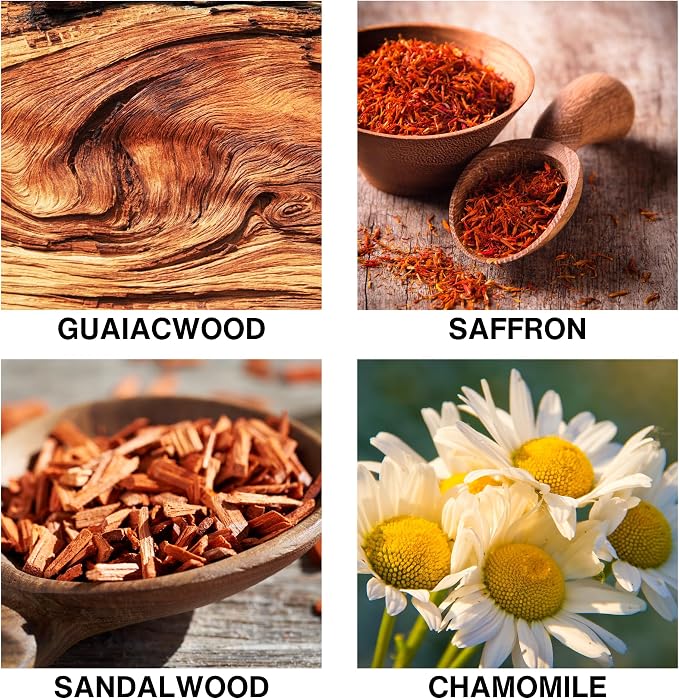 Red Tobacco Scent Reed Diffuser – Aromatherapy Diffuser with Guaiacwood, Saffron, Sandalwood & Chamomile – Long Lasting Home Fragrance – 150ml