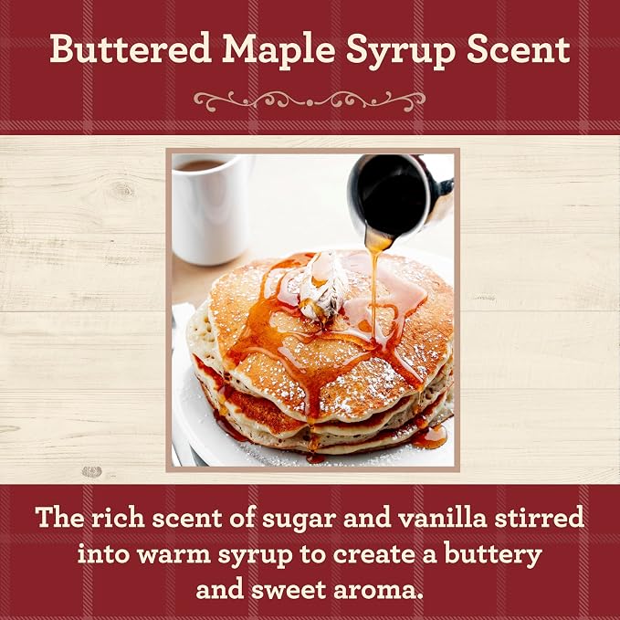 Our Own Candle Company Buttered Maple Syrup Scented 13 Ounce Mason Jar Candle