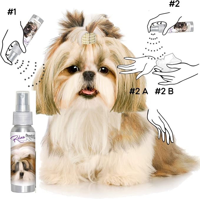 The Blissful Dog Shih Tzu Relax Dog Aromatherapy Spray for Your Dog's Anxiety