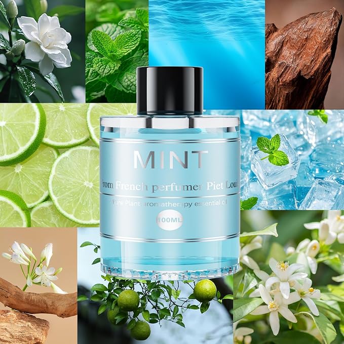 3.5OZ/100ml Car Air Freshener Refill Bottle, CO01/Dedicated Perfume Refill Long Lasting Fragrance 6 Months, Car Diffuser Essential Oil Made of Natural Plant Extracts, 12 Varied Scents Available
