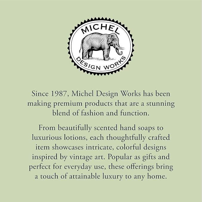 Michel Design Works Beach Scented Candle, 14 oz Soy Blend Dual Wick Candle, Glass Tumbler Jar with Lid, 75 Hour Burn Time, Clean Marine Coastal Home Fragrance Gift