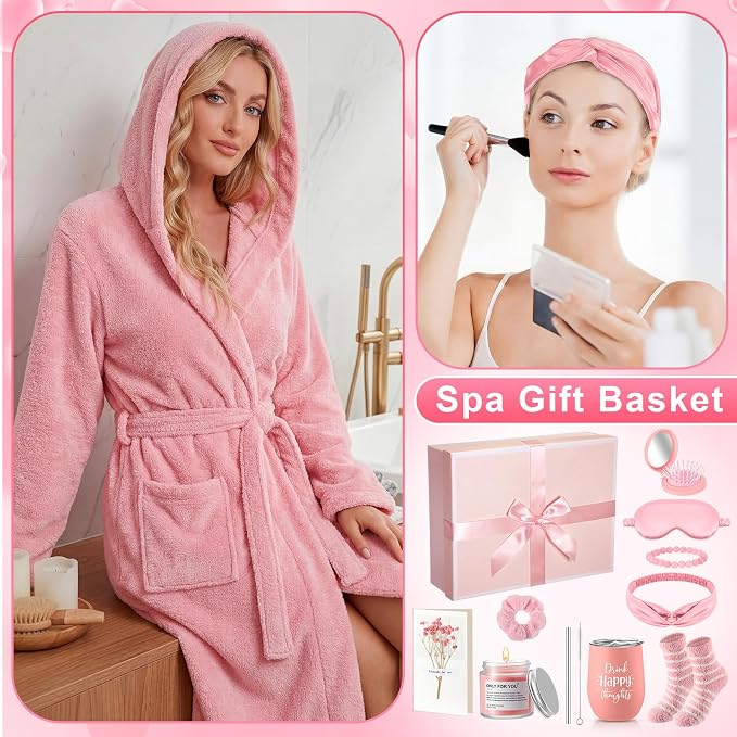 11 Pcs Birthday Gift for Women Mother Gifts Set Spa Gift Baskets for Women Get Well Care Package for Mom Her Wife Friend