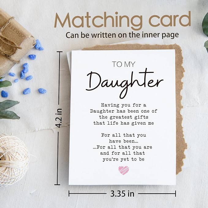 Funny Scented Candle Gift for Daughter from Mom Dad, Dear Daughter Candle, Best Daughters Stepdaughter Candles Gifts for Her Adult, Birthday, Graduation, Wedding, Thanksgiving, Christmas-78