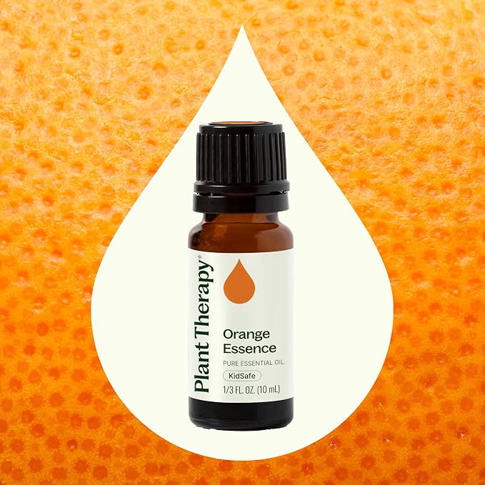 Plant Therapy Orange Essence Oil, 10 mL (1/3 oz), 100% Pure and Undiluted, Great for Diffusers and Aromatherapy