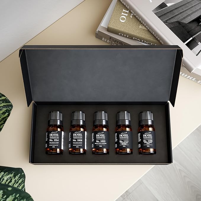 AirScent Hotel Diffuser Oil Gift Set - Buyers’ Best Picks - 10 mL, 0.34 fl oz Hotel Fragrance Oil Gift Set - Inspired by the Baccarat NYC, My Way and Capri Brezza and Other Hotel Scent Samples