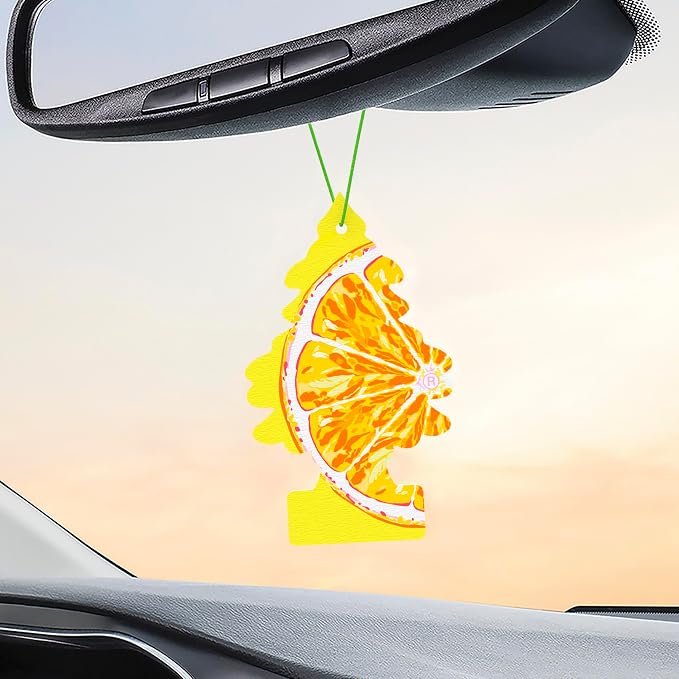 LITTLE TREES Car Air Freshener | Hanging Tree Provides Long Lasting Scent for Auto and Home | 24 Air Fresheners |Sliced