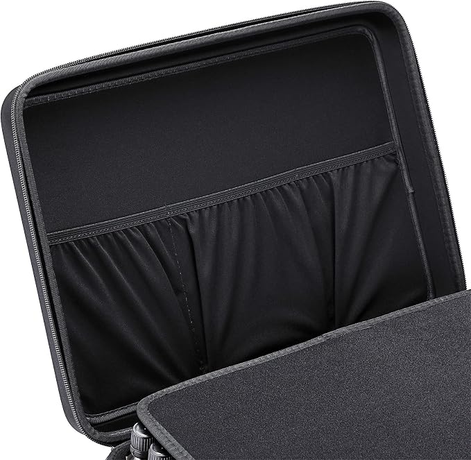 Hipiwe 108 Essential Oils Carrying Case Holds 5ml, 10ml, 15ml Bottles Hard Shell Exterior EVA Essential Oils Storage Organzier Bag with Foam Insert and Carrying Handle