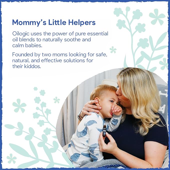 Oilogic Stuffy Nose and Cough Vapor Bath Relief for Babies & Toddlers, Essential Oil Breathe Blend - Pediatrician & Dermatologist Tested Formula Naturally Soothes with Essential Oils- 266ml (9 fl oz)