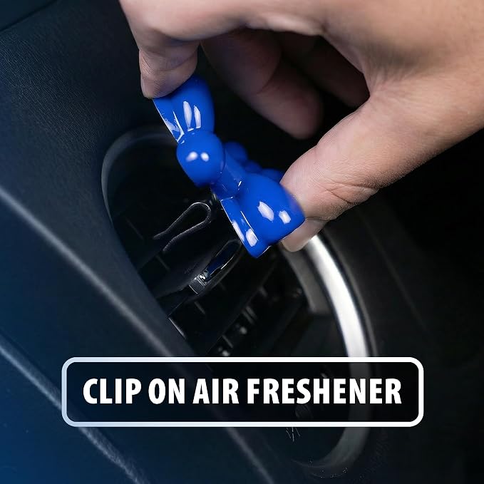 Little Pup 96603 Ocean Splash Scent, Car Air Freshener, Clips to A/C Air Vent, Alcohol-Free Fragrance Oil, Non-Hazardous and Non-Toxic Plastic, Set of 1