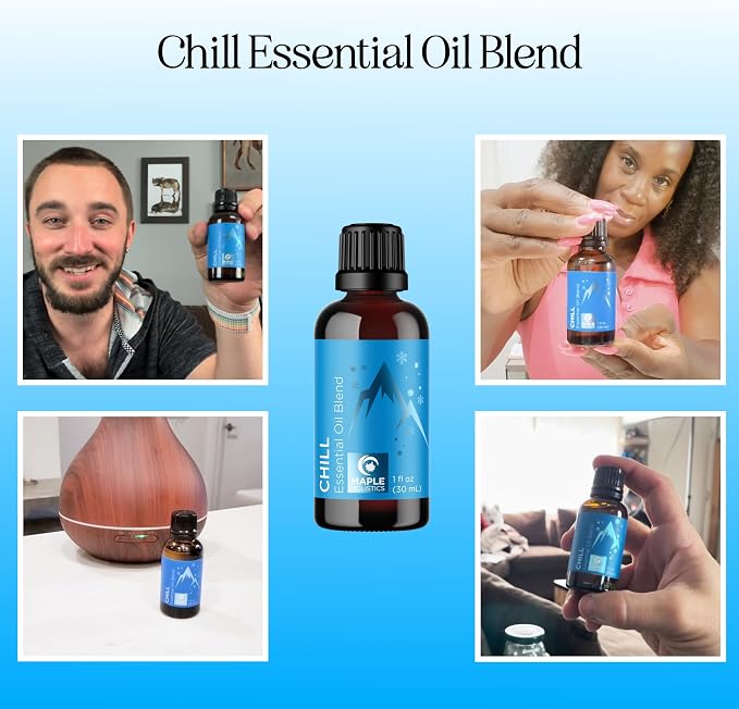 Mint Essential Oil Blend for Diffuser - Refreshing Mint Oil Diffuser Essential Oils with Cooling Peppermint Spearmint Bergamot and Eucalyptus Oils - Pure Aromatherapy Oils for Diffuser