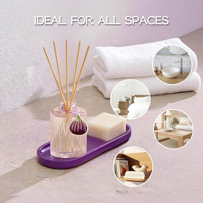 COCORRÍNA Reed Diffuser, Fig Blossom Scent Oil Diffuser, 6.09 fl oz, 8 Reeds, Long-Lasting Home Fragrance, Bathroom Bedroom Shelf Decor & Gifts