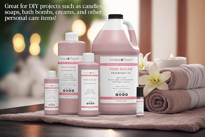 30ml. Pink Sugar Roll-on Perfume/Skin Body Fragrance Oil. Our Interpretation, Pure-Uncut. Add a Few Drops to Your Aromatherapy Diffuser. Smell Good All Day, Any Day!