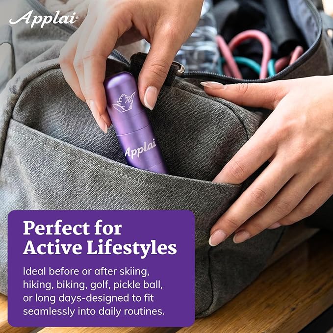 Traditional – Muscle Oil Roll On Inhaler – 2-in-1 Aromatherapy Roller – Plai Oil Ginger Turmeric Massage - Soothing - Muscle Roller Lumbar Knees & Calves- Lavender - 2g
