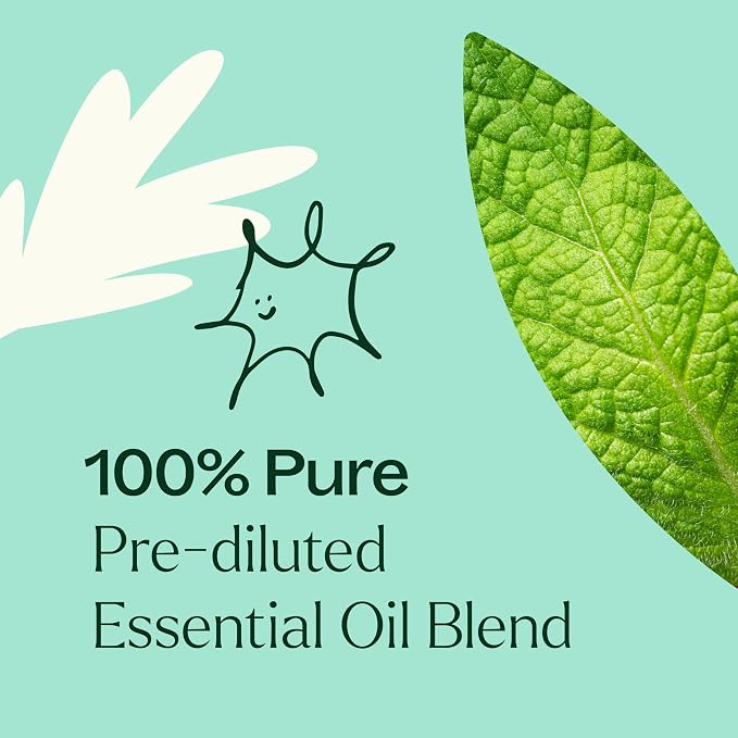 Plant Therapy Tension Relief Essential Oil Blend Pre-Diluted Roll-On, 10 mL (1/3 oz), Pure Essential Oils Diluted in Fractionated Coconut Oil for Ready-to-Use Application
