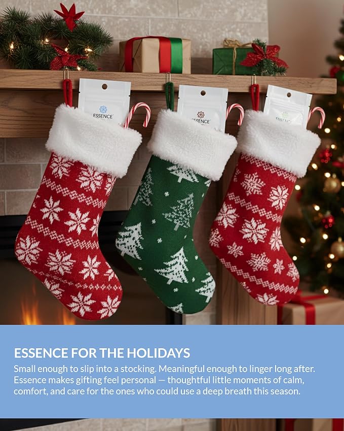 Essence Nasal Diffuser Ring Try-All Sample Pack - 20 Essential Oil Nose Ring Inhalers for Focus, Calm & Mood Support - Find Your Signature Wearable Aromatherapy Scent for Travel, Work & Self-Care