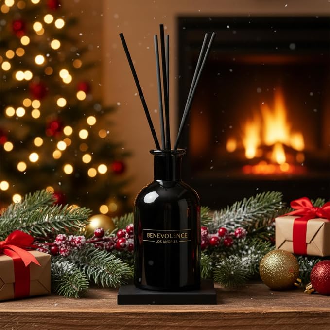 Benevolence LA Reed Diffuser Sticks – 3-Pack of 7 Natural Rattan Sticks per Pouch – Eco-Friendly Reed Replacement for Essential Oil Diffusers – Home Fragrance Accessory for Bedroom & Bathroom