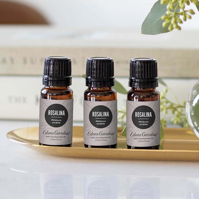 Edens Garden Rosalina Essential Oil- 100% Pure Premium Grade, Undiluted, Natural, Therapeutic, Aromatherapy, The Best for Diffuser, Skin, Humidifiers, Kid Safe 10 ml (.33 fl oz)
