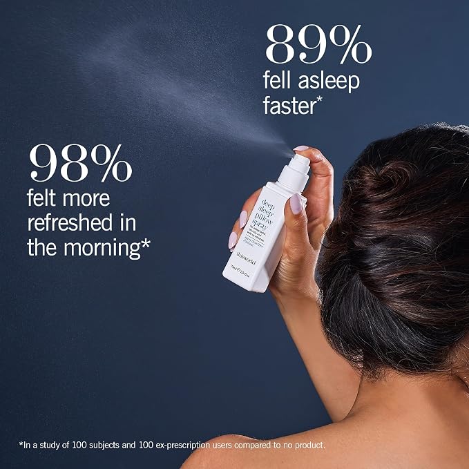 THISWORKS Deep Sleep Bed & Shower Bundle. Pillow Spray & Shower Gel, (2.5 fl oz & 8.4 fl oz)