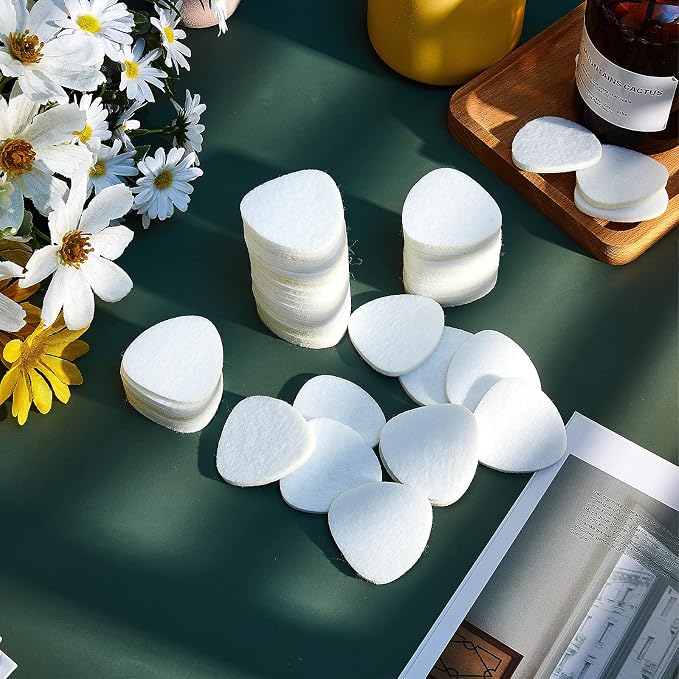 Maitys 50 Pieces Humidifier Essential Oil Pads Air Purifier Replacement Refill Pads for Aromatherapy Essential Oil Diffuser Compatible with Humidifier, Air Purifier, Microfiber Pad