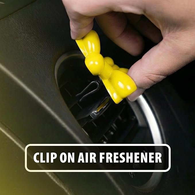 Little Pup 96602 Vanilla Scent, Car Air Freshener, Clips to A/C Air Vent, Alcohol-Free Fragrance Oil, Non-Hazardous and Non-Toxic Plastic, Set of 1