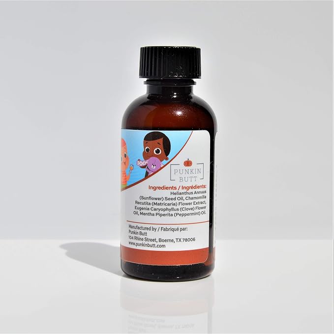 Punkin Butt Baby Teething Oil (2 Oz) and Lavender Soothing Oil (10 ml) Bundle for Sore Gum Relief and to Promote Relaxation and Sleep | All Natural, Organic, Safe for Infants, Chemical-Free