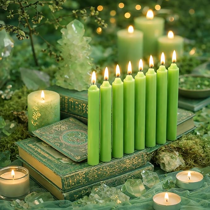 SOUL STICKS Success Magic Spell Chime Taper Candles 20 Pack Chime Candles for Rituals, Prayer, Birthdays, Meditation, Altar, Spells, Witchcraft Supplies, Wiccan Supplies, Candles Clearance