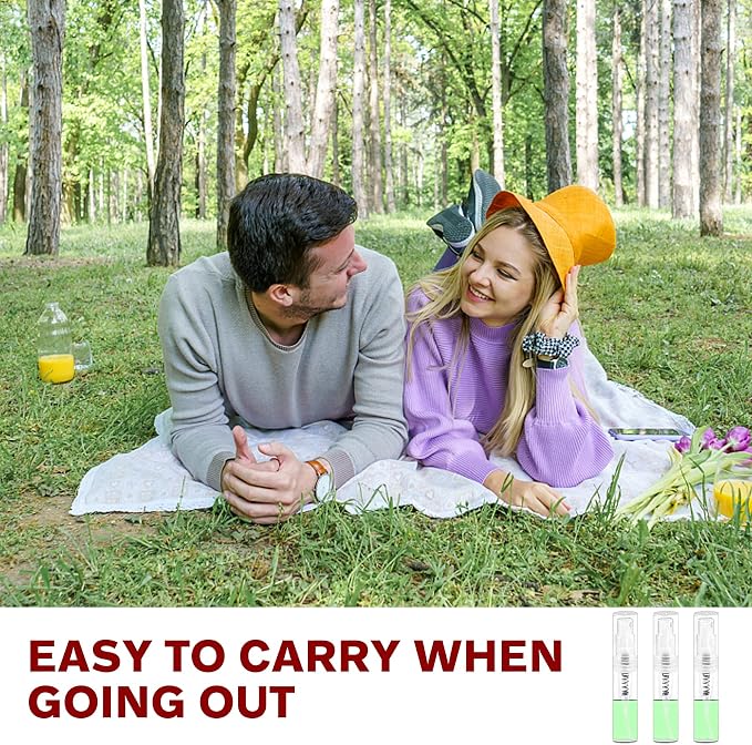 Mini Spray Bottle, Clear Plastic Empty Sample Containers, Fine Mist Perfume Travel Refillable Spray Bottle Perfume Atomizer Small Portable Bottle for Cleaning, Travel, Essential Oils(120, 2ml)
