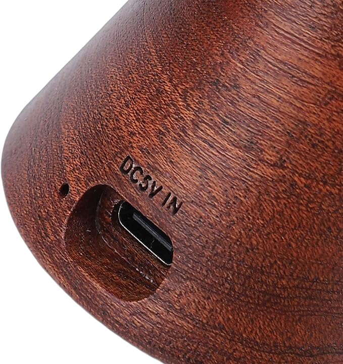 Wooden Aromatherapy Diffuser Auto Shut Off Fragrance Diffuser for Bedroom Office Compact Design 2.56in