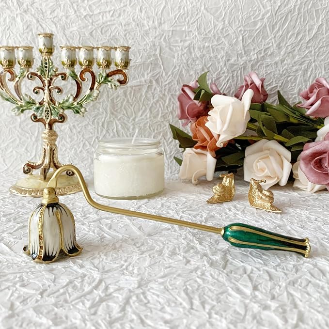 Candle Snuffer, Unique Candle Extinguisher Snuffer, Decorative Candle Extinguisher Metal Candle Tool