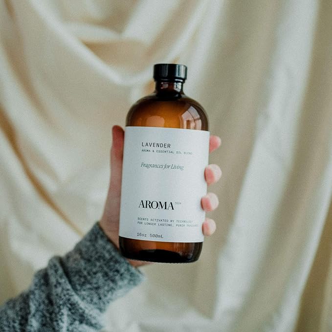 Aromatech Lavender Aroma Essential Oil Blend: Hotel Inspired Aromatherapy with for Ultrasonic Diffusers & Nebulizers (500 mL)