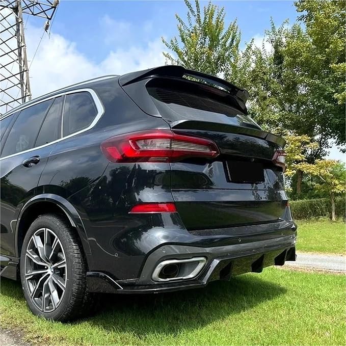 For BMW X5 G05 M-Sport 2019 2020 2021 2022 2023 Rear Bumper Splitter Spoiler Diffuser Front Lip Body Kits Accessories(Glossy Black)