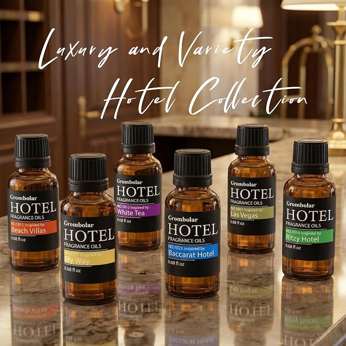 Essential Oils Set-Hotel Collection Diffuser Oil Gift Set,Premium Essential Oil for Diffusers, Home Care, Fragrance, Humidifiers