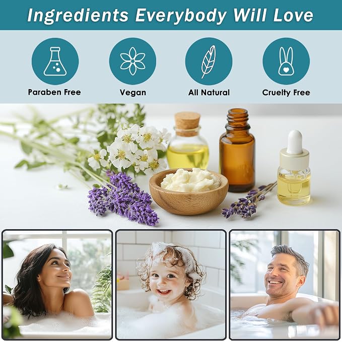 Aqua Elegante Spa Gift Basket - Luxury Bath Set with Body Wash, Bubble Bath, Lotion, Salts, Scrub, Spray, Shower Puff, Towel, Gifts for Women, Mom, Wife, Her - Jasmine & Lavender