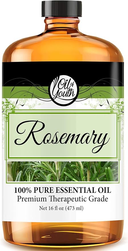 Oil of Youth - 16 oz Rosemary Essential Oil - Rosemary Oil
